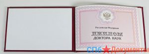 Диплом доктора наук 2007-2025